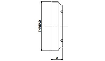 LARGE THREADED END CAPS